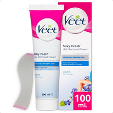 Load image into Gallery viewer, Veet Hair Removal Cream for Body &amp; Legs Sensitive Skin100mL