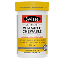 Load image into Gallery viewer, SWISSE Ultiboost Vitamin C Chewable 110 Tablets