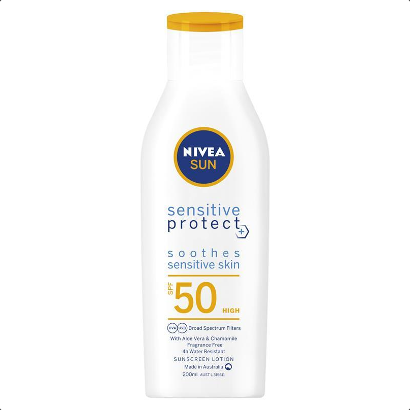 NIVEA SUN SPF 50+ Sensitive Protect Lotion 200mL