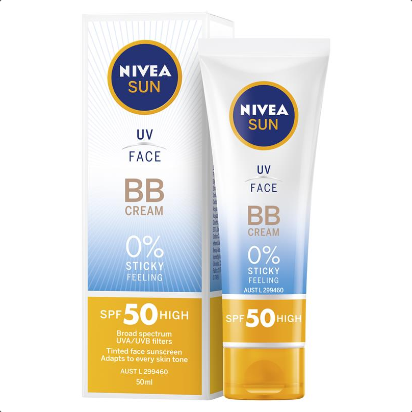 NIVEA SUN SPF 50+ UV Face BB Cream 50mL