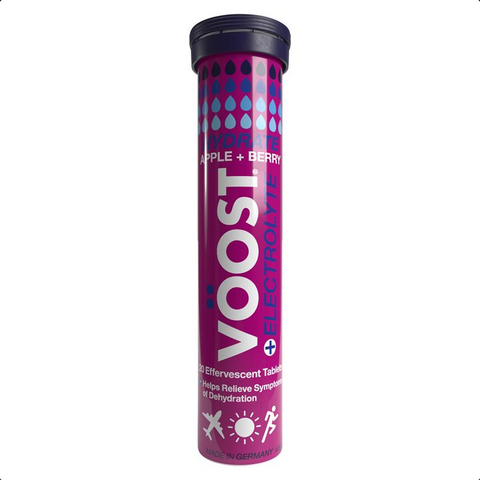 VOOST Hydrate Apple + Berry Effervescent Tablets 20 Pack