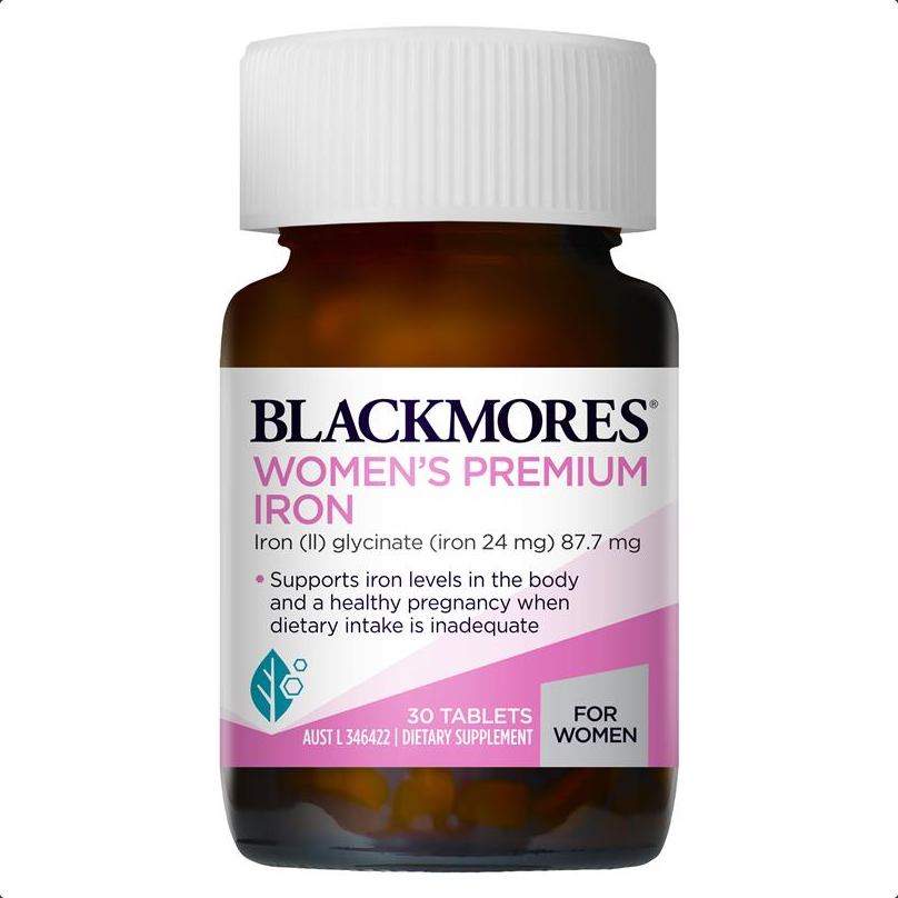 Blackmores Womens Premium Iron 30 Tablets