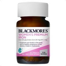 Load image into Gallery viewer, Blackmores Womens Premium Iron 30 Tablets