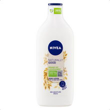 Load image into Gallery viewer, Nivea Naturally Good Natural Oat &amp; Nourishment Body Lotion 350mL