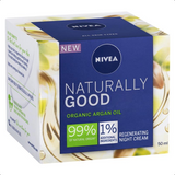 Nivea Naturally Good Organic Argan Oil Regenerating Night Cream 50mL