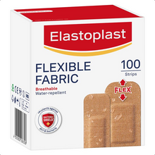 Load image into Gallery viewer, Elastoplast Flexible Fabric Strips 100 Pack