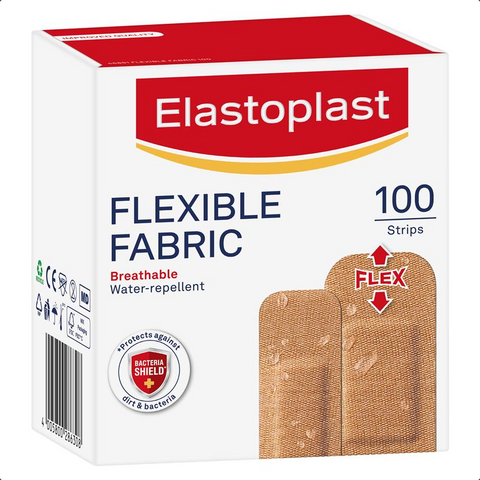 Elastoplast Flexible Fabric Strips 100 Pack