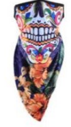 Face Mask - Washable & Adjustable Maskit Face Scarves