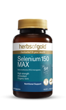 Herbs of Gold Selenium 150 MAX 60 Vegetarian Capsules