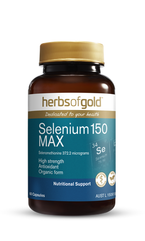 Herbs of Gold Selenium 150 MAX 60 Vegetarian Capsules