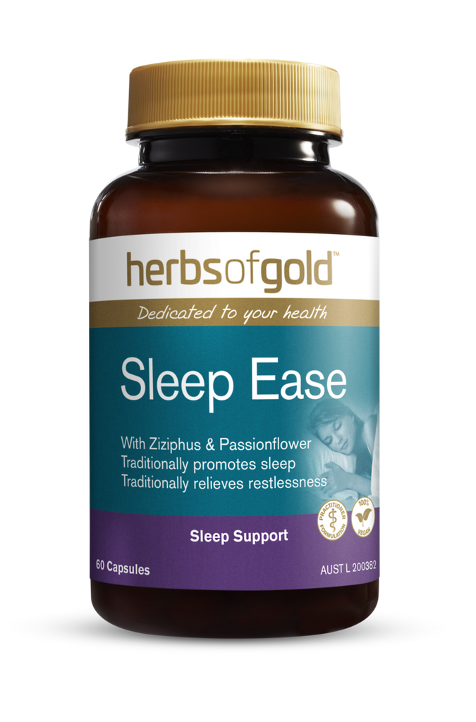 Herbs of Gold Sleep Ease 60 Vegetarian Capsules
