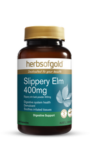 Load image into Gallery viewer, Herbs of Gold Slippery Elm 400mg 60 Vegetarian Capsules