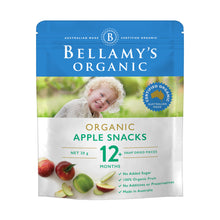 Load image into Gallery viewer, Bellamy&#39;s Organic Apple Snacks 12+ Months 20g