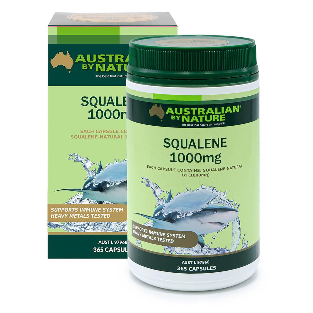 Australian By Nature Squalene 1000mg 365 Capsules