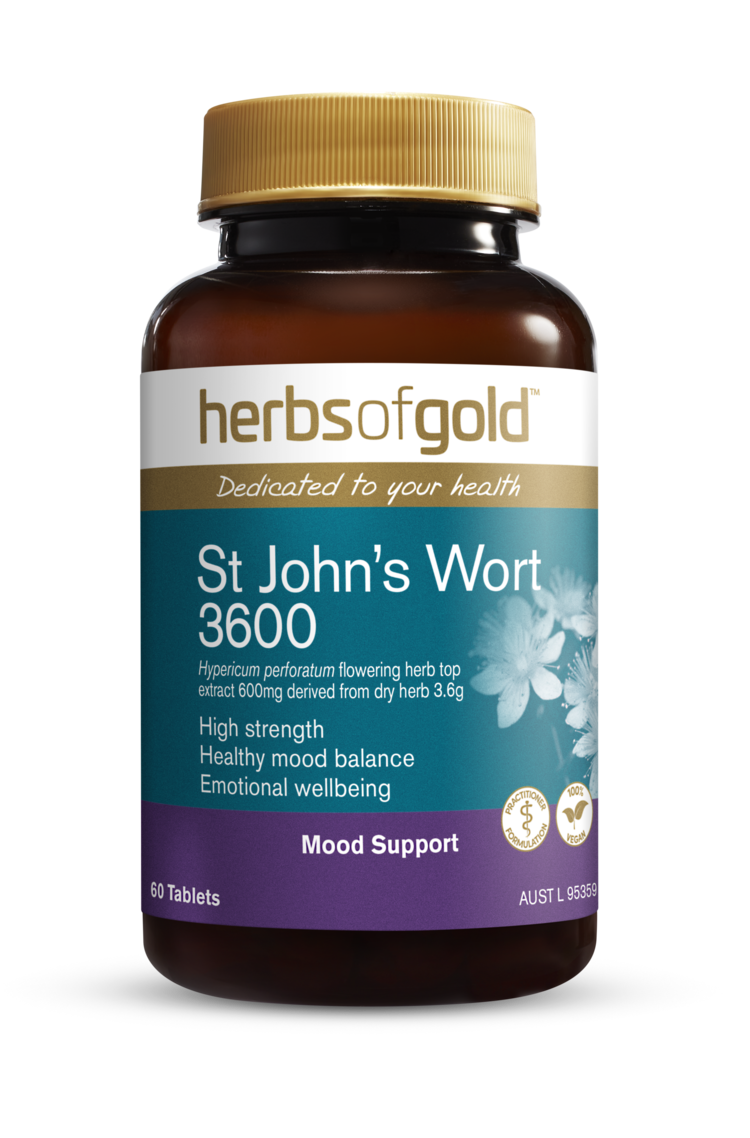 Herbs of Gold St John's Wort 3600 60 Tablets