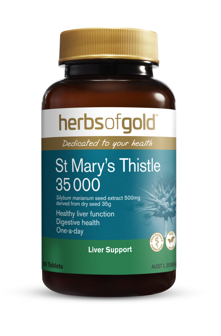 Herbs of Gold St Mary's Thistle 35000 60 Tablets