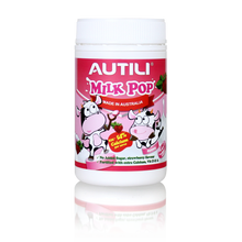Load image into Gallery viewer, AUTILI Milk Pop Strawberry 850mg 180 Chewable Tablets