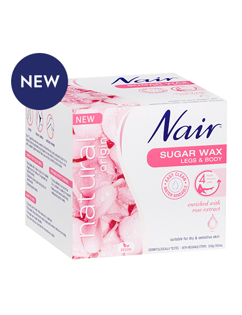 Nair Natural Legs & Body Origin Sugar Wax Rose 508g