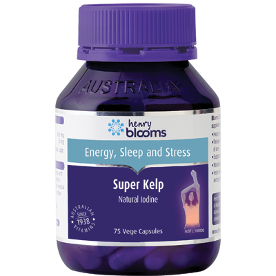 Henry Blooms Super Kelp 75 Vegetarian Capsules