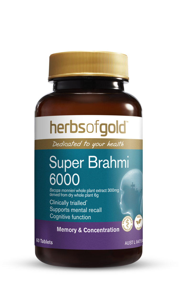 Herbs of Gold Super Brahmi 6000 60 Tablets