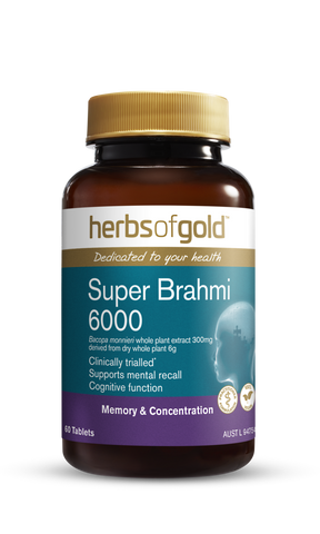 Herbs of Gold Super Brahmi 6000 60 Tablets