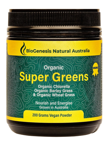 BioGenesis Natural Australia Organic Super Greens Powder 200g