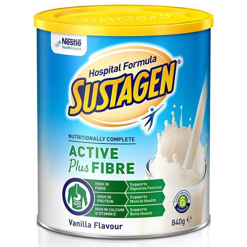 Sustagen Hopsital Active Fibre Vanilla 840g