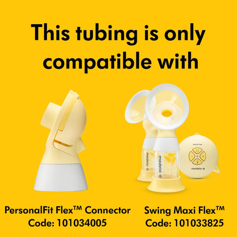 Medela Swing Maxi Flex tubing - Only compatible with codes 101034005 and 101033825