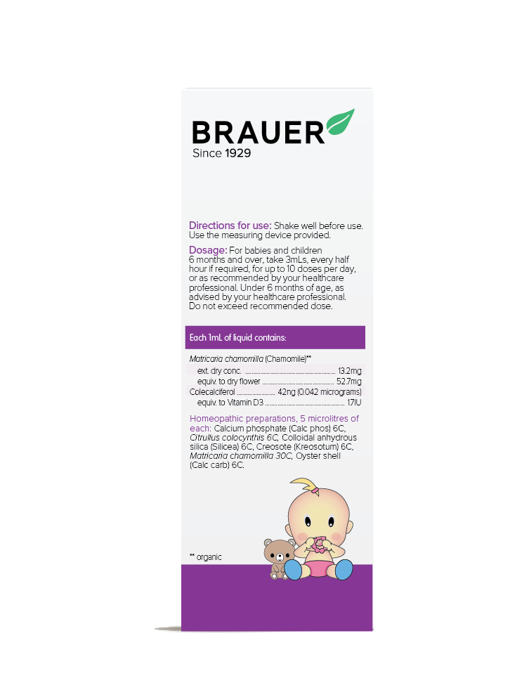 Brauer Baby & Child Teething Oral Liquid Relief 100mL