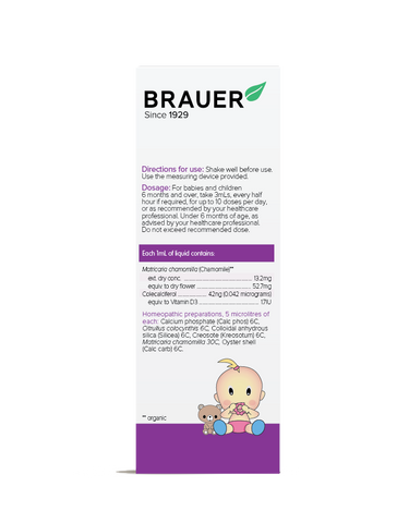 Brauer Baby & Child Teething Oral Liquid Relief 100mL