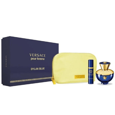 Versace Dylan Blue Pour Femme Eau De Parfum 100mL 3 Piece Set