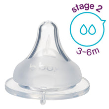 Load image into Gallery viewer, B.BOX Baby Bottle Anti-Colic Teat - Stage 2 (3-6m) 2 Pack