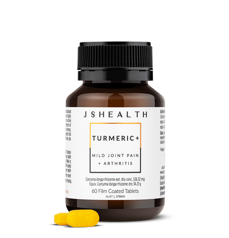 JSHEALTH Turmeric + Mild Joint Pain + Arthritis 60 Tablets