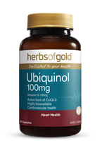 Load image into Gallery viewer, Herbs of Gold Ubiquinol 100mg 60 Capsules