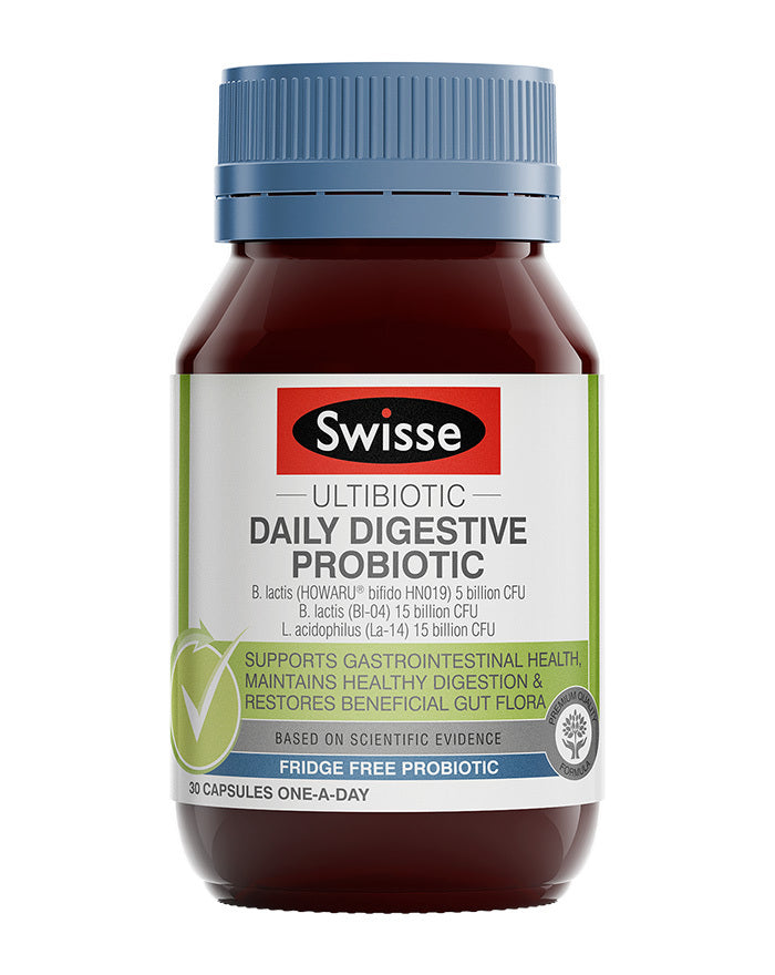 SWISSE Ultibiotic Daily Digestive Probiotic 30 Capsules