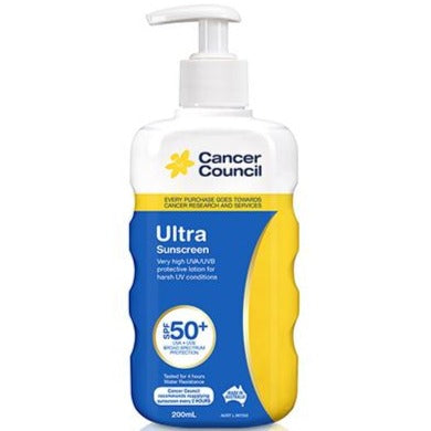 Cancer Council Ultra Pump SPF50+ 200mL