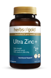 Herbs of Gold Ultra Zinc + 60 Vegetarian Capsules