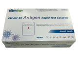 Rapid Antigen Test Nasal (Nasal Swab) - RightSign Self Test Cassette 10 Pack (expiry 1/24)