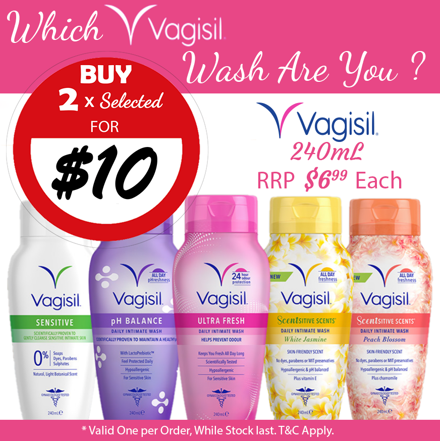 Vagisil Intimate Wash 2 x 240mL - Special Bundle