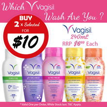 Load image into Gallery viewer, Vagisil Intimate Wash 2 x 240mL - Special Bundle