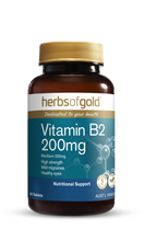 Load image into Gallery viewer, Herbs of Gold Vitamin B2 200mg 60 Tablets