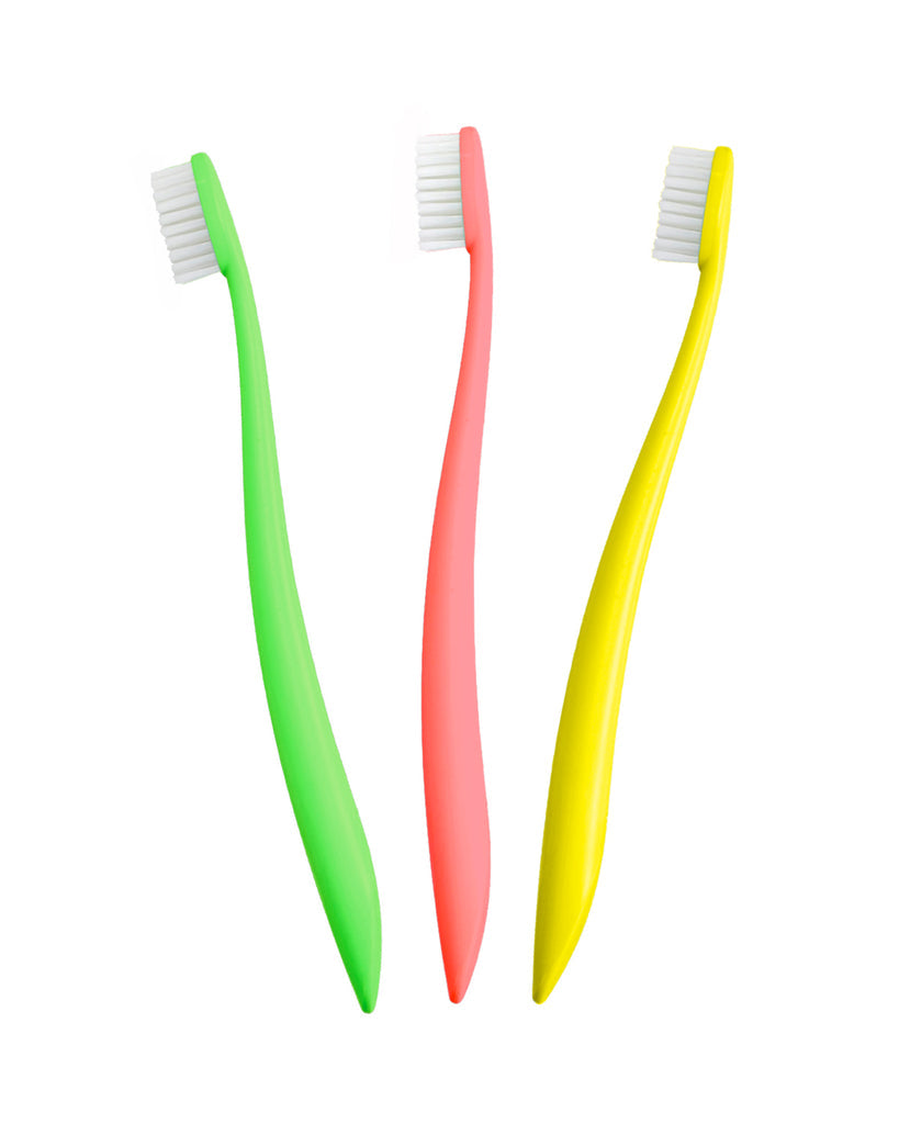 The Natural Family Co Bio Toothbrush Single - Neon (Assorted)
