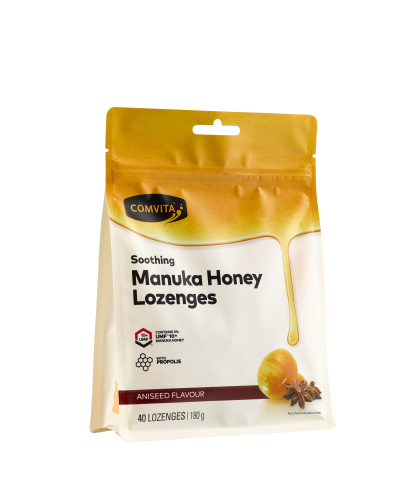 COMVITA Soothing Manuka Honey with Propolis Original (Aniseed) 40 Lozenges