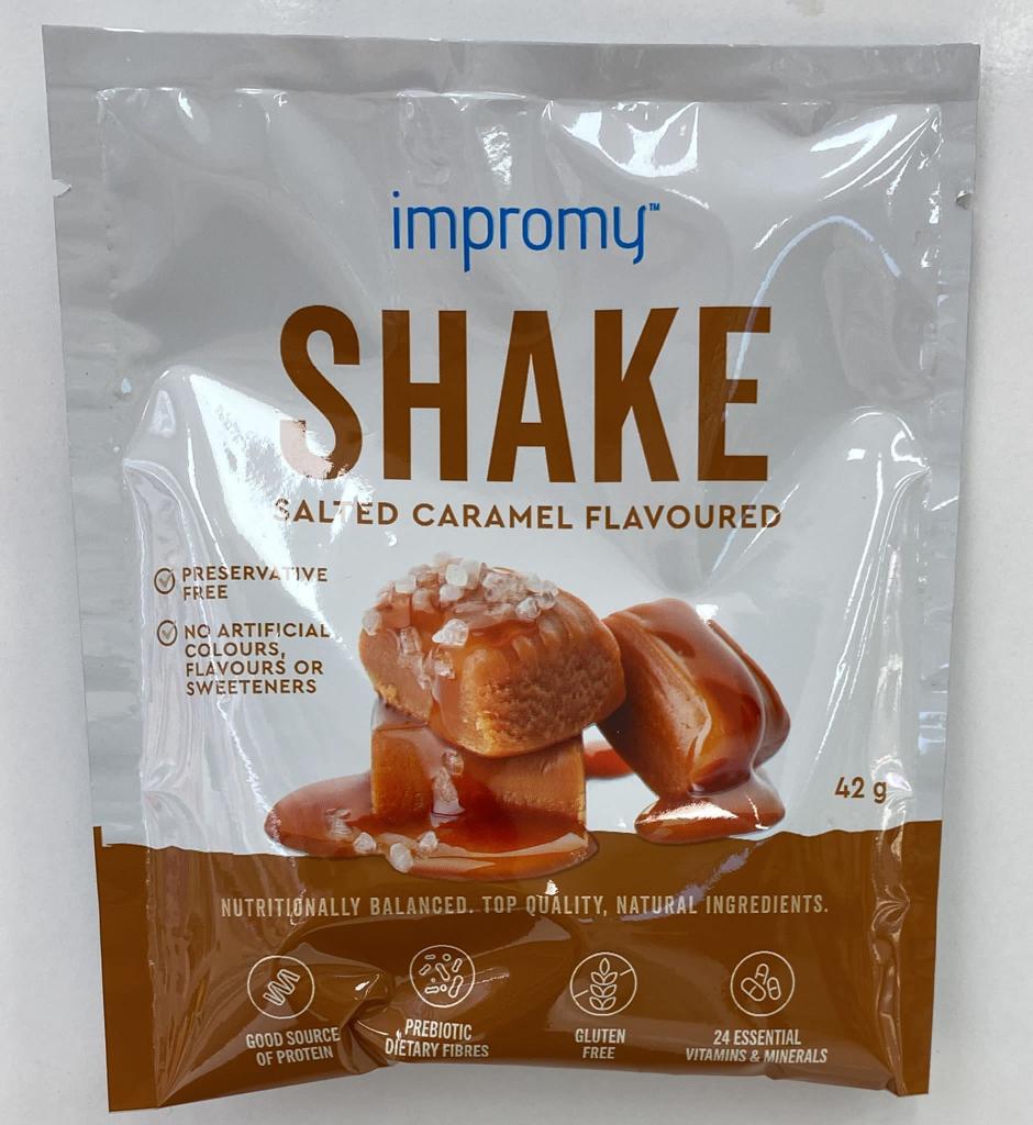 Impromy Shake Salted Caramel 42g Sachet Membership Number Required