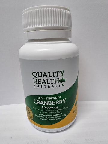 Quality Health Cranberry 60,000mg 90 Capsules