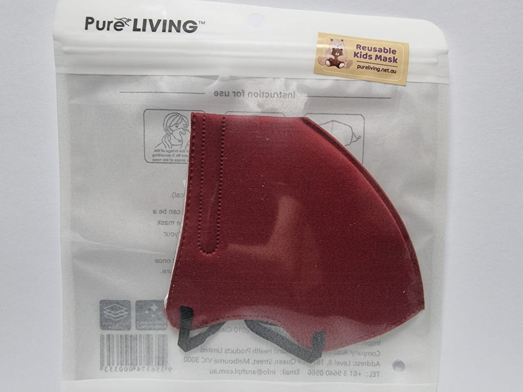Face Mask - Pure Living Reusable 3 Layers 3D Cotton Face Mask (Washable) Various Design Adult