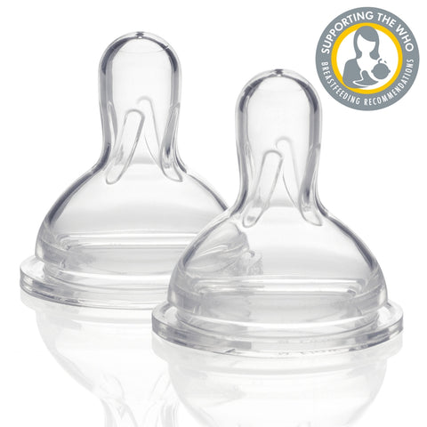 Medela Wide Base Teat Medium Flow 3pk