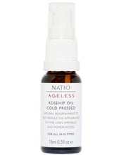 Load image into Gallery viewer, Natio Ageless Rosehip Oil Cold Pressed 15mL