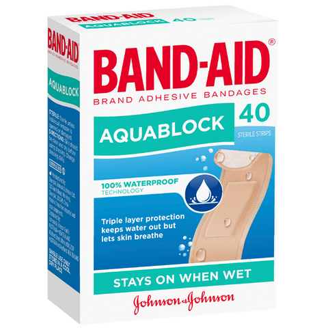 Band-Aid Aquablock Regular Strips 40