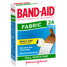 Load image into Gallery viewer, Band-Aid Adhesive Bandages Fabric 24